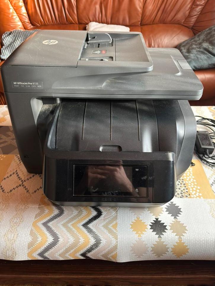 HP Office Jet Pro-printer, Computers en Software, Printers, Zo goed als nieuw, Printer, Faxen, Kleur printen, Kopieren, Mailen