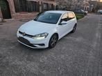 Vw Golf 7 1.0 benzine 110 pk Airco Automaat bj 2018 93.dkm, Stof, Wit, 5 zetels, 5 deurs