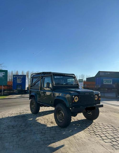 Landrover defender 90 td5, Auto's, Land Rover, Particulier, 4x4, Alarm, Dakrails, LED verlichting, Lederen bekleding, Panoramadak
