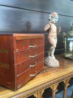 Oud authentiek Gütermann garenkastje / fourniturenkastje, Antiek en Kunst, Ophalen