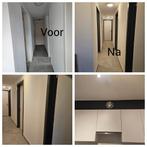 Schilderen laminaat behangen, Ophalen