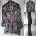 Chemisier+pantalon strech assorti femmes CANDA /T. 40/42, Taille 38/40 (M), Enlèvement ou Envoi, Comme neuf, Bleu