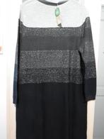 Damesjurk (Canda C&A) maat L. (zwart, grijs, zilver), Kleding | Dames, Verzenden, Zwart, Maat 42/44 (L), Zo goed als nieuw