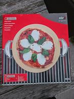 Pizzasteen voor op de bbq, Ophalen