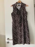 Kleedje K-design print donkerbruin en beige, Bruin, Ophalen of Verzenden, Zo goed als nieuw, Maat 36 (S)
