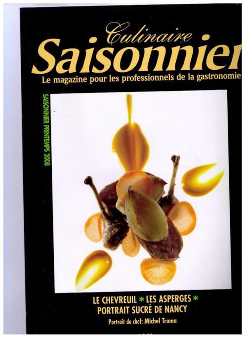 Culinaire Saisonnier nr 25 , printemps 2008, Livres, Santé, Diététique & Alimentation, Utilisé, Autres types, Enlèvement ou Envoi