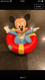 Mickey mouse in zwemband diameter 6,5 cm, Verzamelen, Ophalen of Verzenden, Mickey Mouse