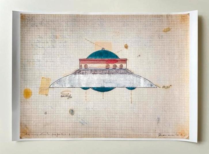 Panamarenko - Proportions magnétiques, Antiquités & Art, Art | Lithographies & Sérigraphies, Enlèvement ou Envoi