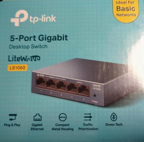 TP-Link Switch Ethernet (LS105G) Gigabit 5 ports…