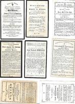 8 oude Rouwprenten, Enlèvement ou Envoi