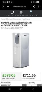 Handdroger Franke nieuw in doos, Ophalen