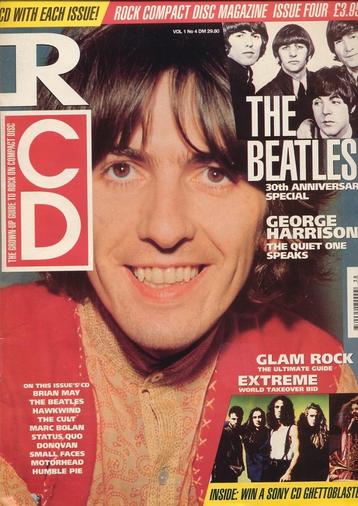 ROCK COMPACT DISC MAGAZINE Vol. 1 N 4 (1992, SPÉCIAL BEATLES, Artiste, Enlèvement ou Envoi, Utilisé, Music