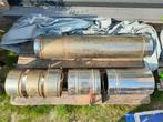 Inox rookkanaal van RAAB DW Dia 150, Doe-het-zelf en Bouw, Buizen en Afvoer, Ophalen, Gebruikt, Inox