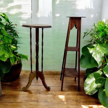 Table d'appoint haute vintage/table pour plantes 