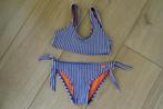 Gestreepte bikini Hema maat 110/116, Ophalen of Verzenden, Gebruikt, Meisje, Sport- of Zwemkleding