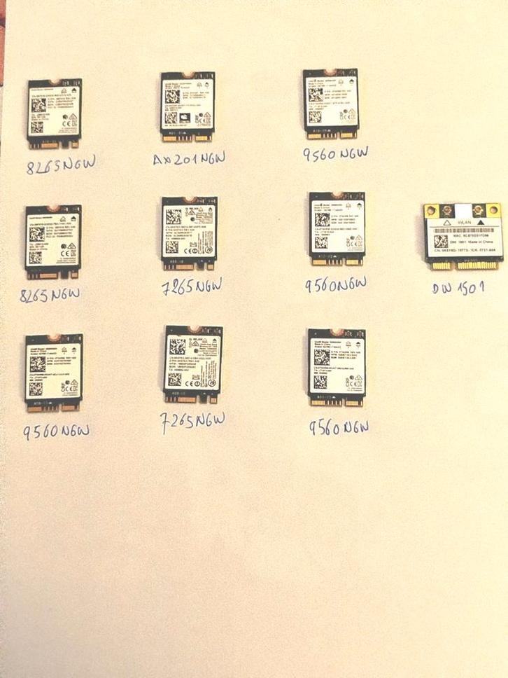 Intel/Dell Wi‑Fi cards, all working, Computers en Software, Overige Computers en Software, Ophalen