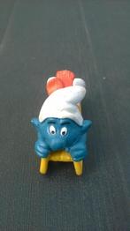 Supersmurf op slee 4.0201, Verzamelen, Smurfen, Verzenden, Gebruikt, Overige Smurfen, Poppetje, Figuurtje of Knuffel