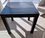 Stevige zwarte vierkante tafel, Huis en Inrichting, Ophalen, Gebruikt, 50 tot 100 cm, Vierkant