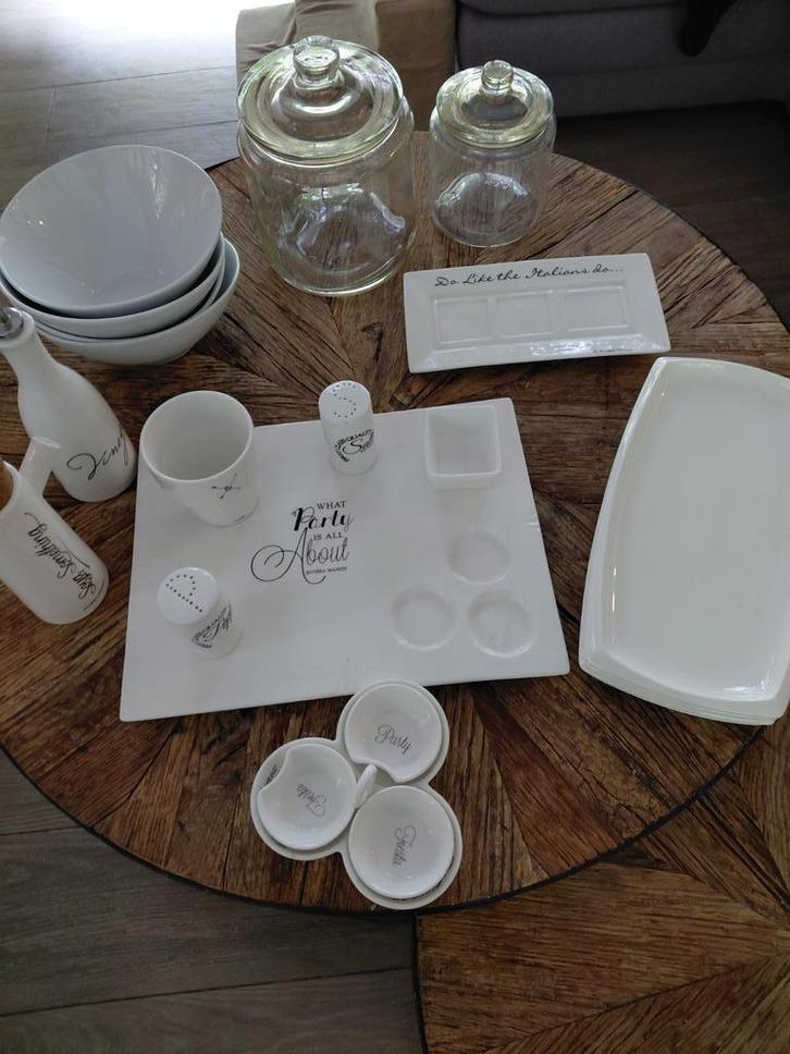 Riviera maison keukengerei, Huis en Inrichting, Woonaccessoires | Onderzetters, Zo goed als nieuw, Ophalen