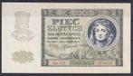 Polen 5 zloty 1941 AU, Postzegels en Munten, Bankbiljetten | Europa | Niet-Eurobiljetten, Ophalen of Verzenden, Polen, Los biljet