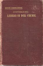 ausfuehrliches lehrbuch der chemie roscoe/schorlemmer 1901, Bruehl prof. wilh., Autres sciences, Utilisé, Envoi