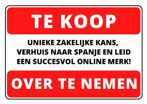 Over te nemen succesvol online merk Spanje, Zakelijke goederen, Overige Zakelijke goederen, Ophalen of Verzenden