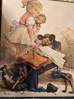 Fotokader afbeelding Mickey Mouse retro speelgoed op poster, Ophalen, Mickey Mouse, Zo goed als nieuw