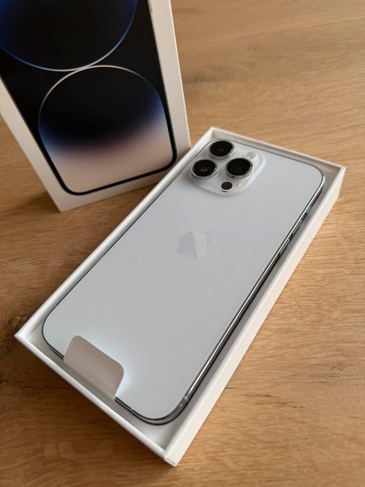 Iphone 14 Pro Max, Télécoms, Téléphonie mobile | Apple iPhone, Comme neuf, iPhone 14, Blanc, Enlèvement