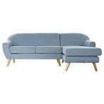 UNICORN Hoekbank lichtblauw L:226cm B:144cm H:84cm, Vélos & Vélomoteurs, Modes d'emploi & Notices d'utilisation, Envoi, Neuf