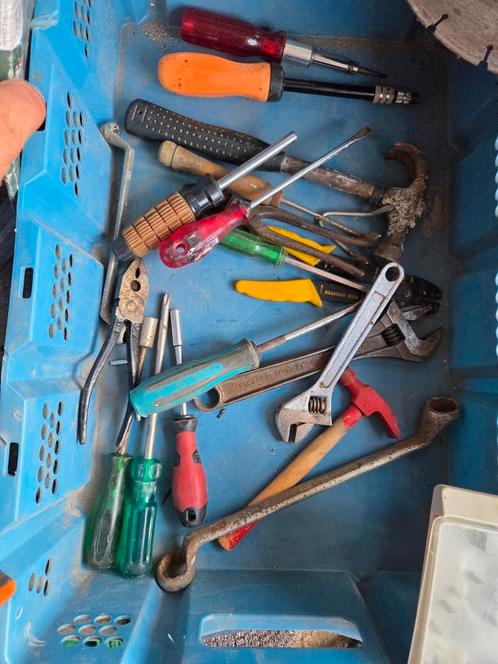 Set gereedschap in goede staat en roestig, Doe-het-zelf en Bouw, Rolluiken, Zo goed als nieuw, Ophalen of Verzenden