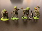 Britains Ltd. - Engelse infantry soldaatjes (4x), Verzamelen, Poppetjes en Figuurtjes, Ophalen of Verzenden, Zo goed als nieuw