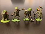 Bretagne Ltd. - Soldats d'infanterie anglais (4x), Collections, Jouets miniatures, Comme neuf, Enlèvement ou Envoi