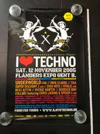 Poster I Love Techno Gent 2005 10Y Anniversary, Verzamelen, Ophalen of Verzenden, Zo goed als nieuw