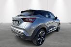Nissan Juke 1.6 Hybrid 145 N-Design 360 camera, Navigatie,, Auto's, Nissan, Stof, Gebruikt, 4 cilinders, Bedrijf
