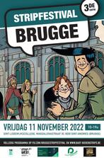 Affiche Stripfestival Brugge '22, Boeken, Stripverhalen, Nieuw, Potargent, Ophalen of Verzenden, Meerdere stripboeken
