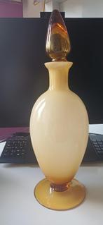 Vase, Huis en Inrichting, Woonaccessoires | Vazen, Geel, Ophalen of Verzenden, Minder dan 50 cm, Glas