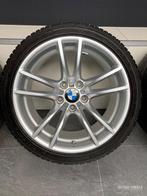 18” originele BMW M2 F87 640M velgen + winterbanden 5x120, 18 inch, Gebruikt, Banden en Velgen, 235 mm