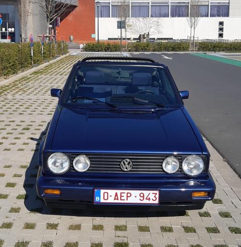 VW Golf Cabrio Karman 1991, Auto's, Volkswagen, Particulier, Golf, Benzine, Euro 1, Cabriolet, 2 deurs, Handgeschakeld, Blauw