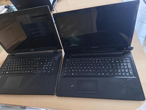 Lot de deux pc pour pièces ou a refaire, Computers en Software, Chromebooks, Gebruikt, 16 inch of meer, 4 GB of minder, Azerty
