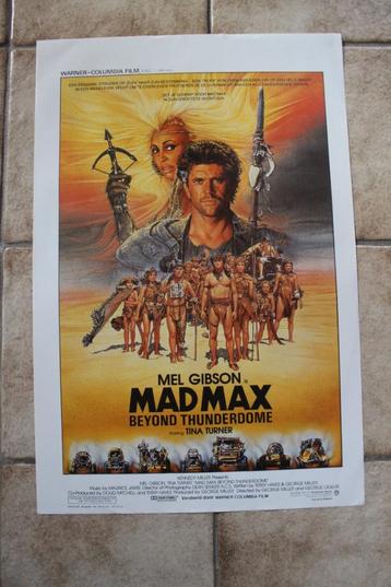 filmaffiche Mad Max 3 Mel Gibson 1985 filmposter beschikbaar voor biedingen