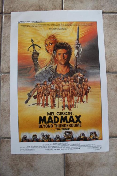 filmaffiche Mad Max 3 Mel Gibson 1985 filmposter, Verzamelen, Posters, Zo goed als nieuw, Film en Tv, A1 t/m A3, Rechthoekig Staand