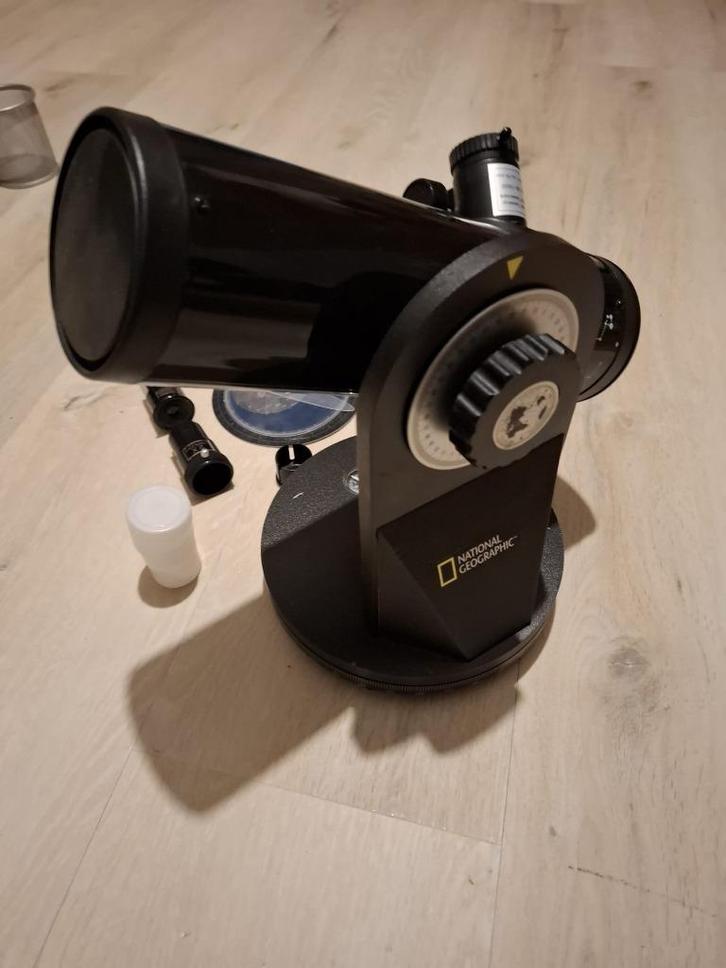 National Geographic 76/350 Compact Telescoop, Audio, Tv en Foto, Optische apparatuur | Telescopen, Zo goed als nieuw, Spiegeltelescoop (reflector)