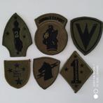 Patch US divers ARMY & MARINES lot de 6 - neuf., Enlèvement ou Envoi, Armée de terre, Emblème ou Badge