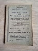 Verblijf der vreemdelingen in België 1936, Gelezen, Ophalen of Verzenden, Voor 1940, Overige onderwerpen