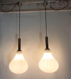 Paar vintage lampen opaline ('60s-'70s) - SOLDEN!, Ophalen of Verzenden, Huis en Inrichting