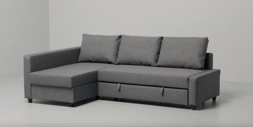 Canapé-lit Friheten (ikea) gris, Maison & Meubles, Canapés | Salons, Utilisé, Banc d'angle, Deux personnes, 200 à 250 cm, 150 cm ou plus