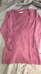 Long pull 72/38 cm mauve 30% laine 45% angora, Comme neuf