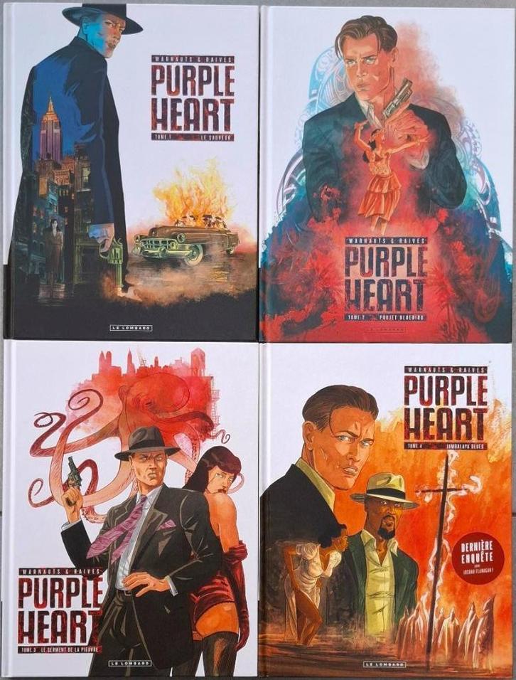 Purple Heart, Boeken, Stripverhalen, Zo goed als nieuw, Complete serie of reeks, Ophalen of Verzenden