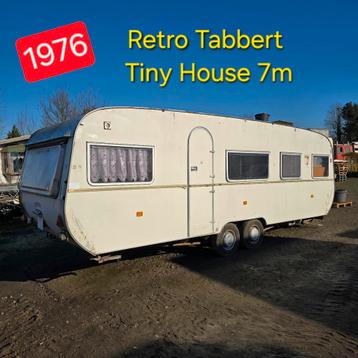 Caravan tabbert 7m werfkeet clubhuis mancave bouw chassis  beschikbaar voor biedingen