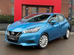 Nissan Micra Benzine Automaat  LEZ OK, Auto's, 4 deurs, Stof, Blauw, 5 zetels